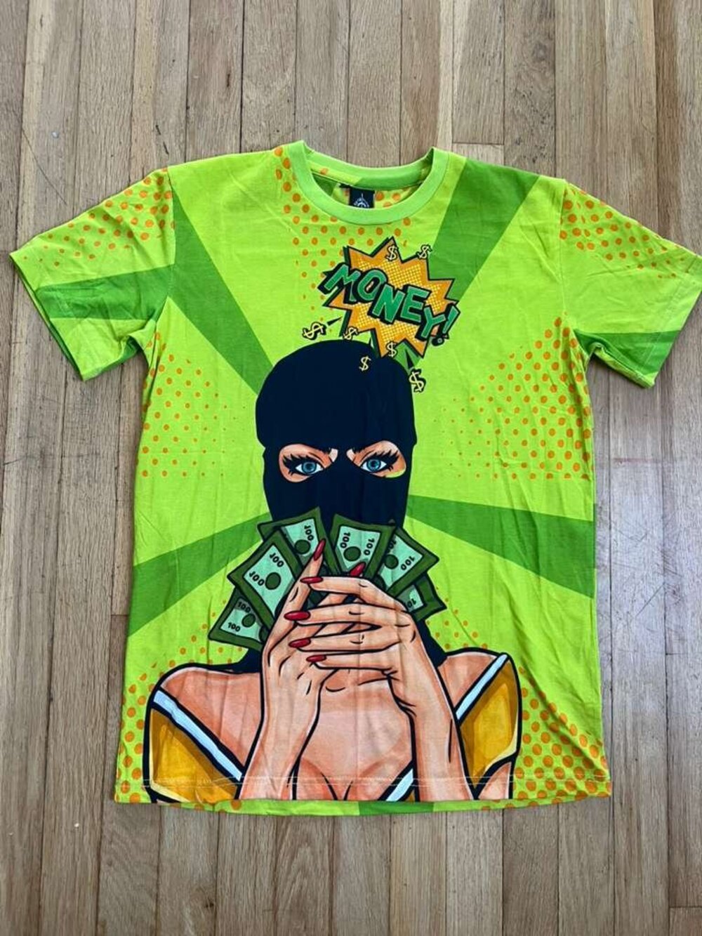 Men’s Graphic T-Shirt 100% Cotton Paint Splatter